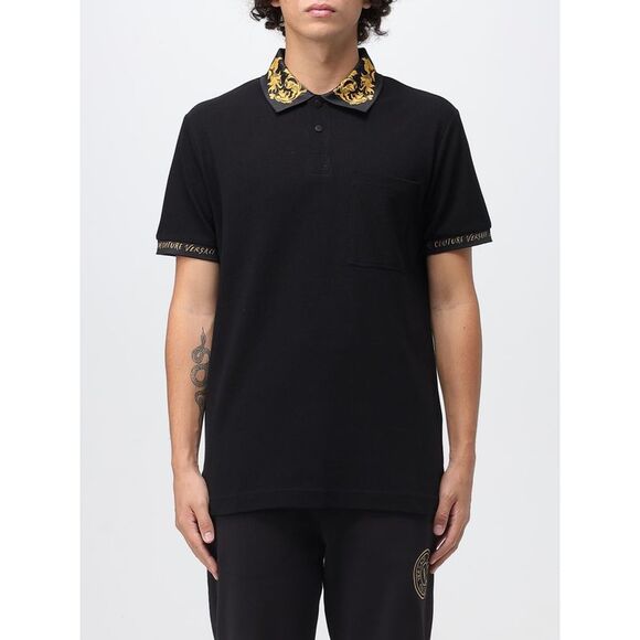 Versace Jeans Couture Polo Shirt Men Black